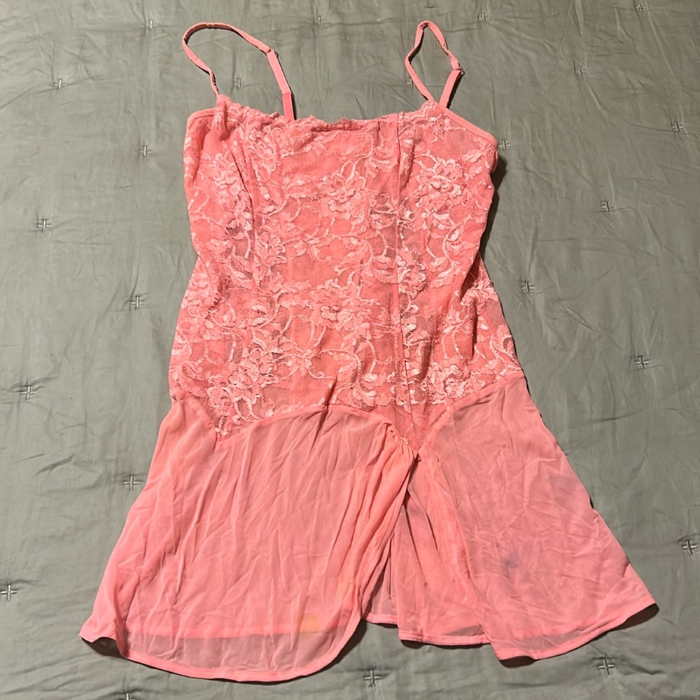 Victoria’s Secret Pink Lace Babydoll